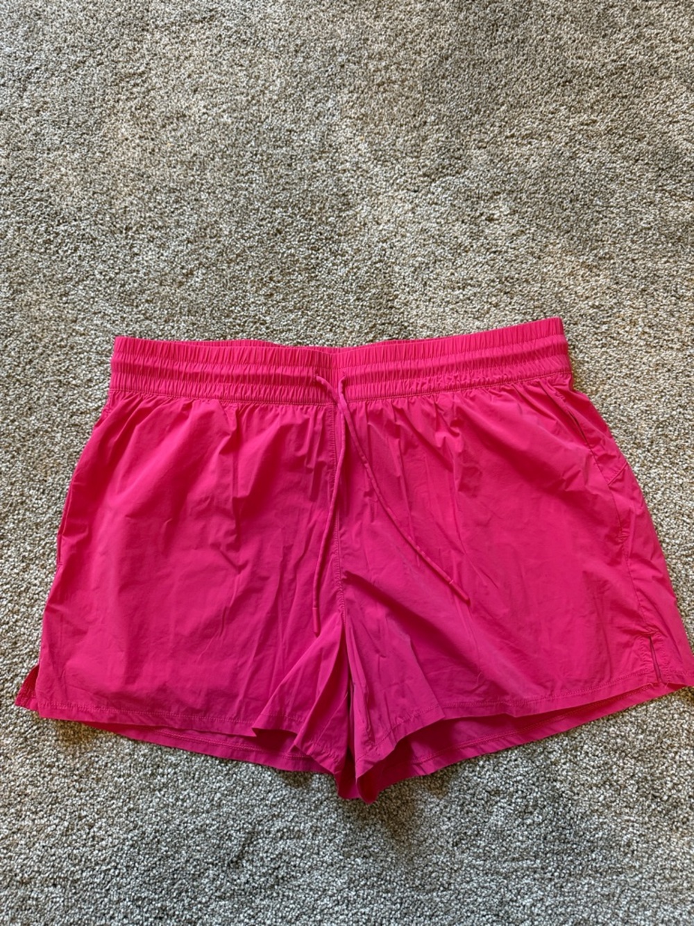 RBX Hot Pink Drawstring Athletic Shorts